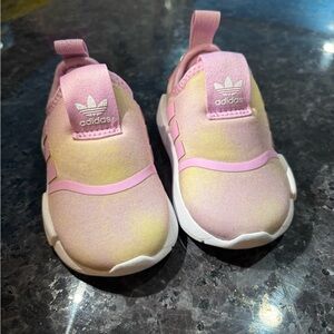Adidas Kids Sneakers in Pink and Yellow